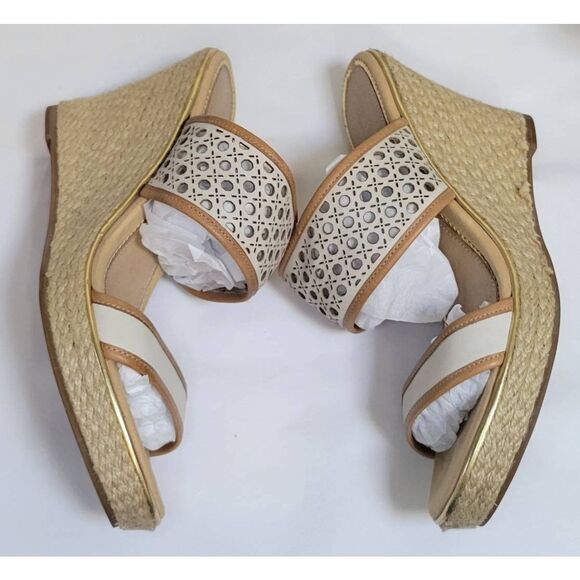 Sperry Top Sider Platform Wedge Slip On Womens Espadrille Cutout Shoes 8 - Picture 3 of 11